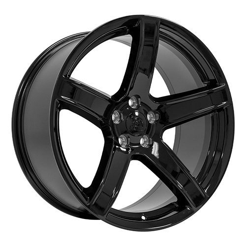 OE Wheels Dodge Challenger DG22 Gloss Black - Part Number DG22-22095-5500-29B OE Wheels Dodge Challenger DG22 Gloss Black Photo