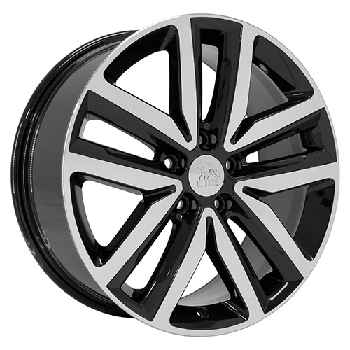 OE Wheels Volkswagen Jetta VW27 Black Machined - Part Number VW27-18075-5112-51MB OE Wheels Volkswagen Jetta VW27 Black Machined Photo