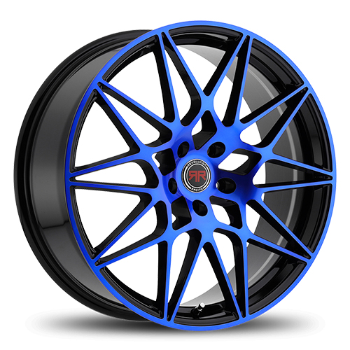 Revolution Racing RR11 Black W/ Blue Spoke Face - Part Number RR11-18851143+40BB Revolution Racing RR11 Black W/ Blue Spoke Face Photo