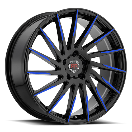 Revolution Racing RR15 Black W/ Blue Spoke Accents - Part Number RR15-20851143+40BB Revolution Racing RR15 Black W/ Blue Spoke Accents Photo