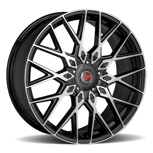 Revolution Racing RR24 Gloss Black W/ Machined Spokes - Part Number RR24-20851014+40BM Revolution Racing RR24 Gloss Black W/ Machined Spokes Photo