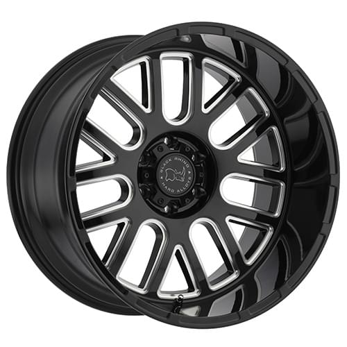 Black Rhino Pismo Gloss Black W/ Milled Spokes - Part Number 2212PIS-45127B71 Black Rhino Pismo Gloss Black W/ Milled Spokes Photo