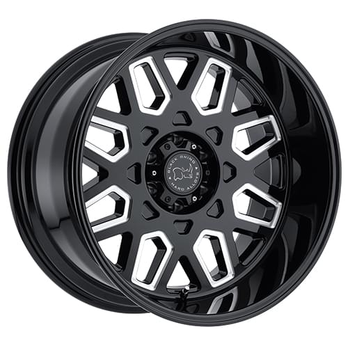 Black Rhino Preadator Gloss Black W/ Milled Windows - Part Number 2012PRD-45150B10 Black Rhino Preadator Gloss Black W/ Milled Windows Photo