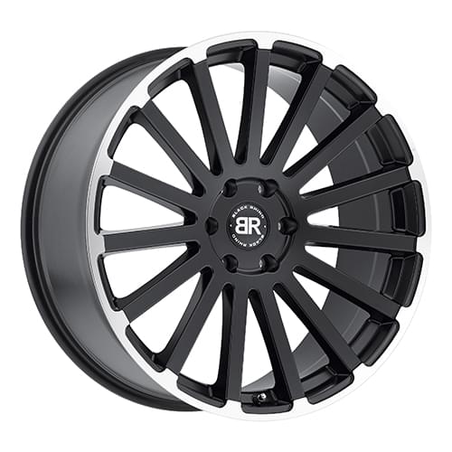 Black Rhino Spear Matte Black W/ Machined Lip - Part Number 2410SPR356135F87 Black Rhino Spear Matte Black W/ Machined Lip Photo