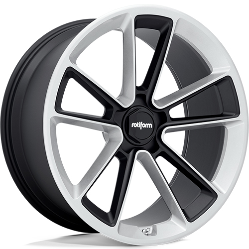 Rotiform BTL R192 Gloss Silver W/ Machined Face - Part Number R192198544+45 Rotiform BTL R192 Gloss Silver W/ Machined Face Photo