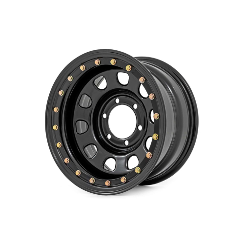 Rough Country Steel Simulated Beadlock Black