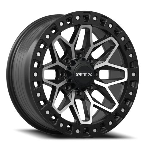 RTX Zion Gloss Black Milled Rivets