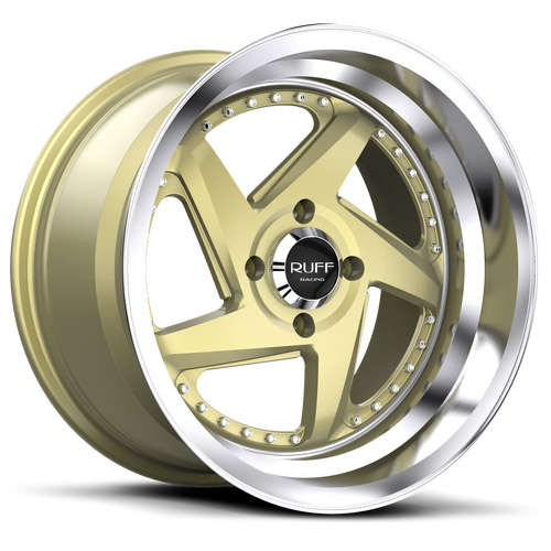 Ruff Racing R368 Gold W/ Machined Lip - Part Number 1585368174100G72 Ruff Racing R368 Gold W/ Machined Lip Photo