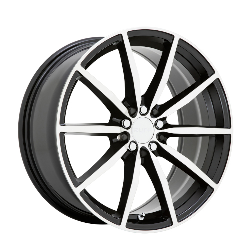 Ruff Racing Burnout Gloss Black Machined - Part Number 1775RFB385D20F76 Ruff Racing Burnout Gloss Black Machined Photo