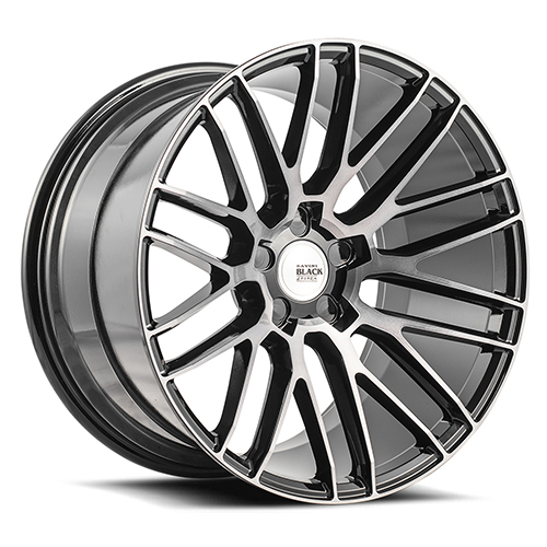 Savini BM13 Gloss Black Double Dark Tint - Part Number BM13-20105000D1557-5x5-ET30 Savini BM13 Gloss Black Double Dark Tint Photo