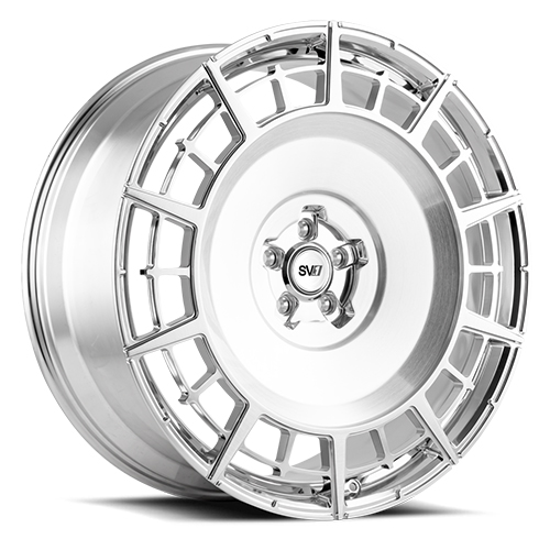 Savini SV.1 X4 Brushed W/ High Polished Accents - Part Number SV1X04-24100655H2678 Savini SV.1 X4 Brushed W/ High Polished Accents Photo