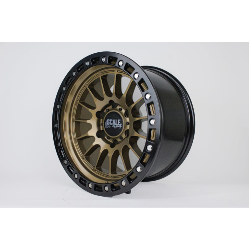 Scale 4x4 S04 Matte Bronze w/ Black Bead Lock
