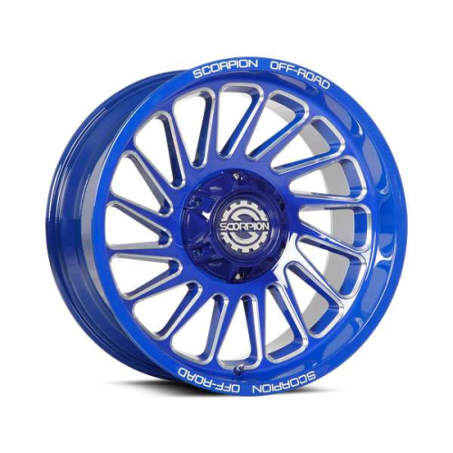 Scorpion Saw Candy Blue Milled