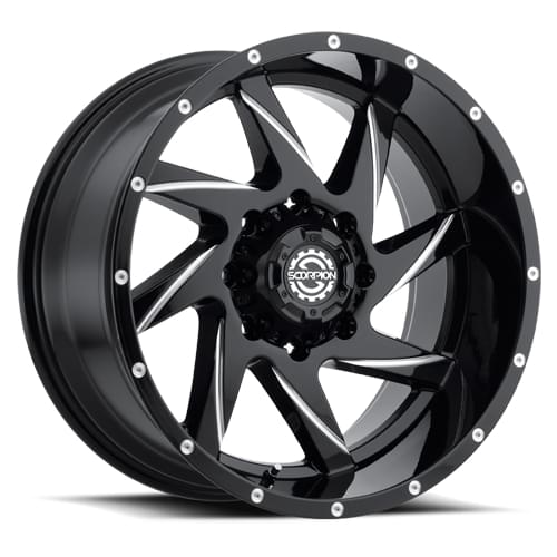 Scorpion SC-23 Gloss Black Milled - Part Number SC23-2012635-44ML Scorpion SC-23 Gloss Black Milled Photo