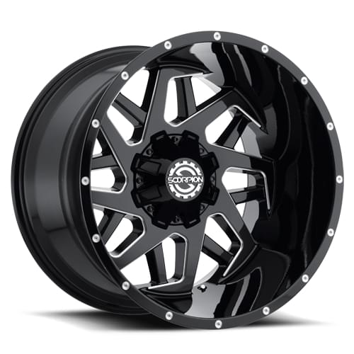 Scorpion SC-24 Gloss Black Milled - Part Number SC24-221463539-76ML Scorpion SC-24 Gloss Black Milled Photo