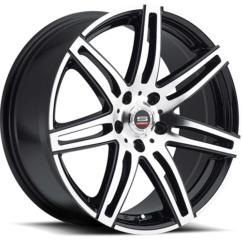 Spec-1 SP-24 Gloss Black Machined - Part Number SP24Y18801638GBM Spec-1 SP-24 Gloss Black Machined Photo