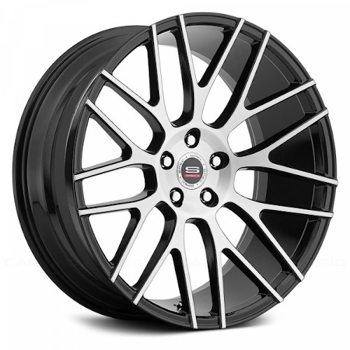 Spec-1 SPL-201 Gloss Black Brushed - Part Number SPL20120904038GBB-DT5X114.3 Spec-1 SPL-201 Gloss Black Brushed Photo