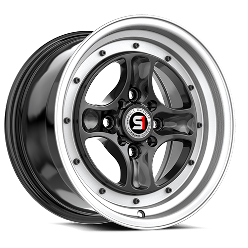 Spec-1 SPT-35 Gloss Black With Machined Lip - Part Number SPT-35158925BML Spec-1 SPT-35 Gloss Black With Machined Lip Photo
