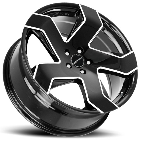 Strada Coltello S65 Gloss Black Milled Edge - Part Number S65251435GBMLE Strada Coltello S65 Gloss Black Milled Edge Photo