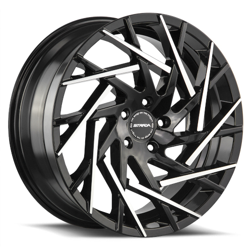 Strada Nido S64 Gloss Black Machined Tips - Part Number S64251435GBMT Strada Nido S64 Gloss Black Machined Tips Photo