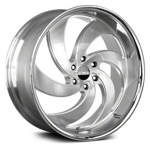 Strada Street Classics Retro 6 C06 Brushed Face Silver Milled SS - Part Number C06663526BFSMLSS Strada Street Classics Retro 6 C06 Brushed Face Silver Milled SS Photo