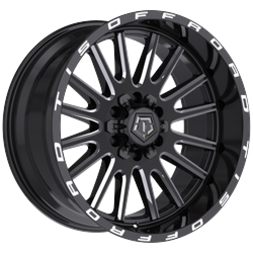 TIS Offroad 567Bm Gloss Black w/ Milled Accents