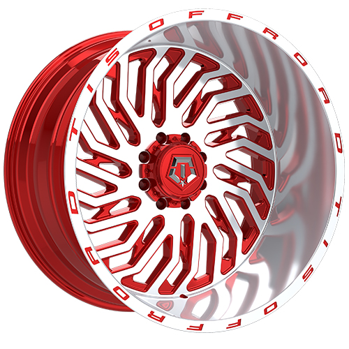 TIS Offroad 561MRL Gloss Red Machined - Part Number 561MRL-2648176 TIS Offroad 561MRL Gloss Red Machined Photo