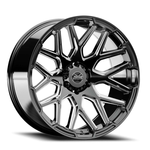 Torque Wheels Tw409C Elite Gloss Black w/ Milled Spokes