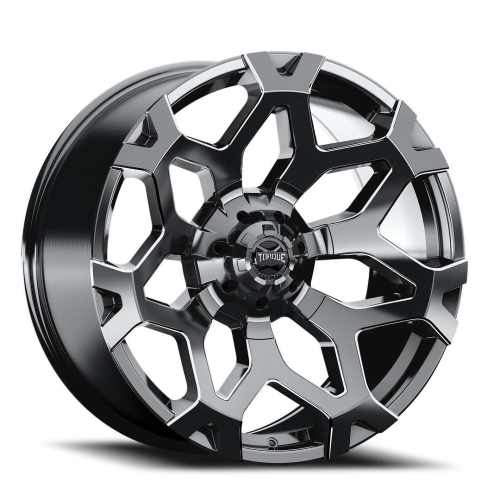 Torque Wheels Tw423C Stance Gloss Gunmetal w/ Milled Spoke