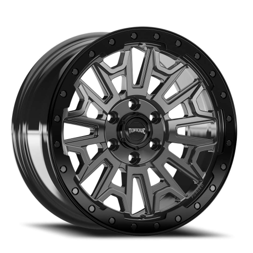 Torque Wheels Tw502Af Imogene Gloss Gunmetal w/ Gloss Black Lip