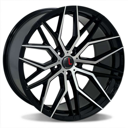 Traklite Wheels Ft107 Gloss Black w/ Machined Face