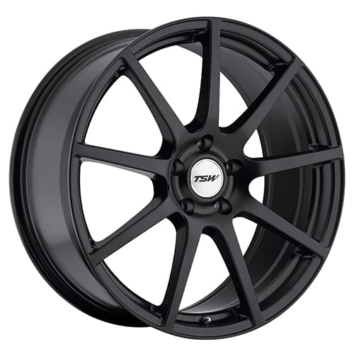 TSW Interlagos Matte Black - Part Number 1780INT455112M72 TSW Interlagos Matte Black Photo