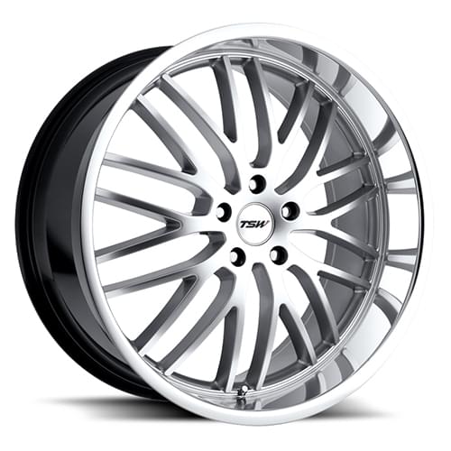 TSW Snetterton Hyper Silver W/ Mirror Lip - Part Number 1995SNT405114S76 TSW Snetterton Hyper Silver W/ Mirror Lip Photo