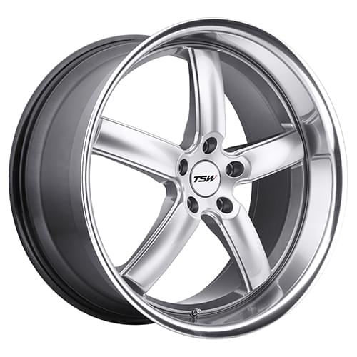 TSW Stowe Hyper Silver W/ Mirror Lip - Part Number 1880STW205114S76 TSW Stowe Hyper Silver W/ Mirror Lip Photo