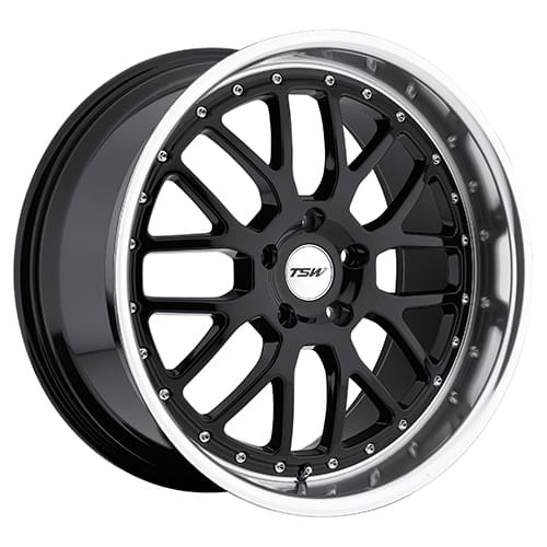 TSW Valencia Gloss Black W/ Mirror Lip - Part Number 1980VAL325100B72 TSW Valencia Gloss Black W/ Mirror Lip Photo