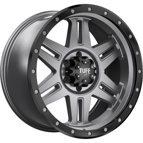 Tuff T16 Satin Gunmetal W/ Black Lip - Part Number 2090T16106140G08 Tuff T16 Satin Gunmetal W/ Black Lip Photo