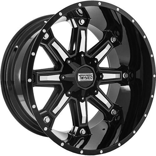 Twisted Offroad Wraith T-23 Black Machined - Part Number T-23209051143127-12GBM Twisted Offroad Wraith T-23 Black Machined Photo