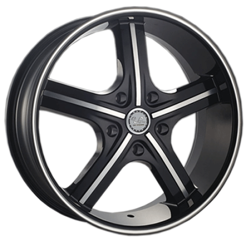 U2 Wheel 55 Black w/ Milled Lip