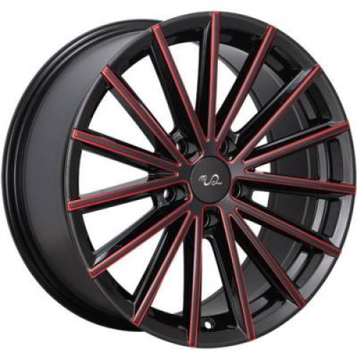 U2 Wheel 58 Black w/ Red Milling