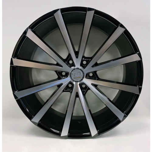 U2 Wheel 77 Black Machined