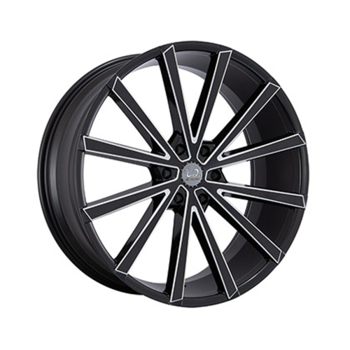 U2 Wheel 77 Black Milled