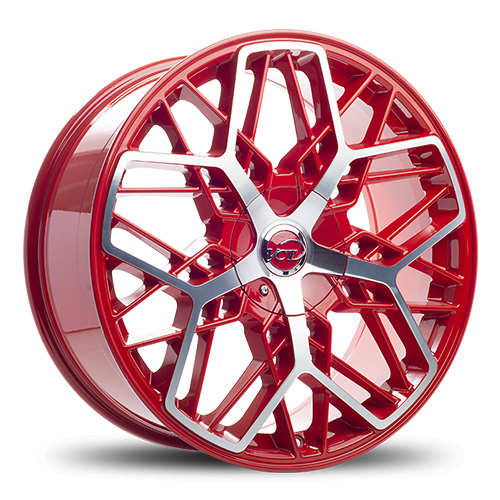 VCT Phoenix Candy Red W/ Machined Spoke Face