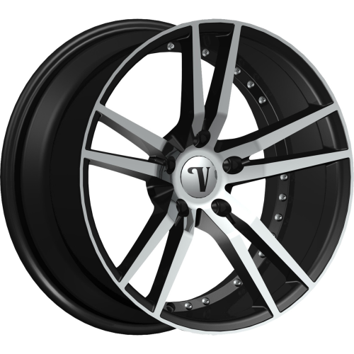 Velocity Wheel Vw20R Matte Flat Black Machined