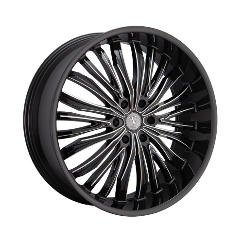 Velocity Wheel VW36-M Gloss Black w/ Milled Windows