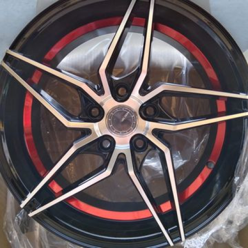 Velsen 101 Black Machined With Red Line