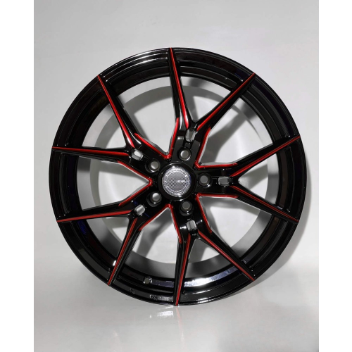 Velsen 631 Black With Red Milling