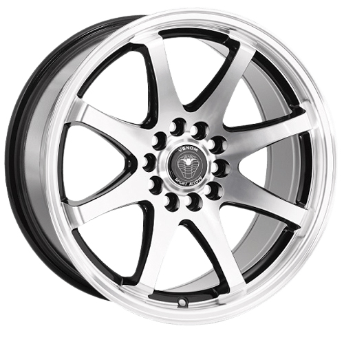 Venom Venom 35 Gloss Black With Machined Face - Part Number VEN351785110114+31B-A2 Venom Venom 35 Gloss Black With Machined Face Photo