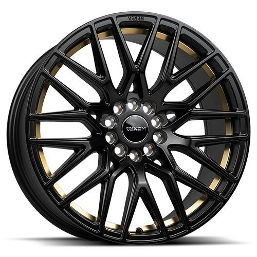 Venom Venom 40 Satin Black With Gold Line - Part Number VEN401785110114+35B-B16 Venom Venom 40 Satin Black With Gold Line Photo