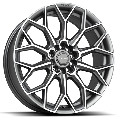 Venom Venom 45 Matte Gunmetal With Machined Face - Part Number VEN4518855114120+35B-H2 Venom Venom 45 Matte Gunmetal With Machined Face Photo