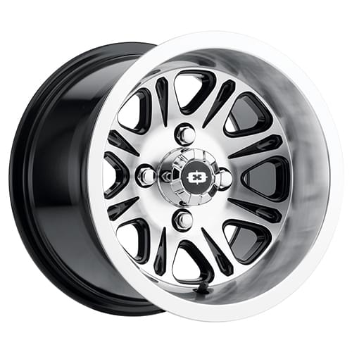Vision Offroad Spirit 547 Gloss Black W/ Machined F - Part Number 547-148156GBMF4 Vision Offroad Spirit 547 Gloss Black W/ Machined F Photo